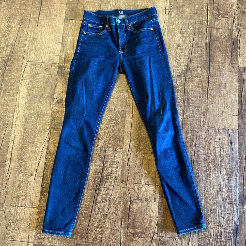 Gap Mid Rise True Skinny Jeans Size 25